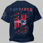 "New England Patriots"  Printed Oversized Unisex T-shirt