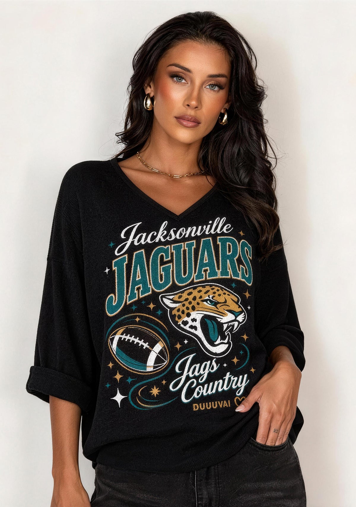 Women Jacksonville Jaguars Long Sleeve Game Day Shirt Main image