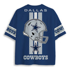 Dallas Cowboys Star & Helmet Graphic Jersey Shirts