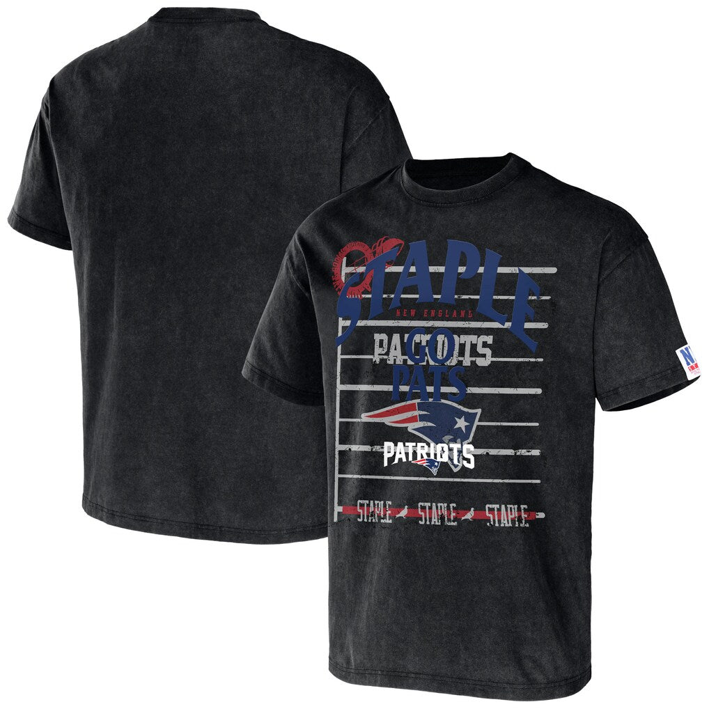 New England Patriots "Go Pats" Vintage Washed Tee Main image