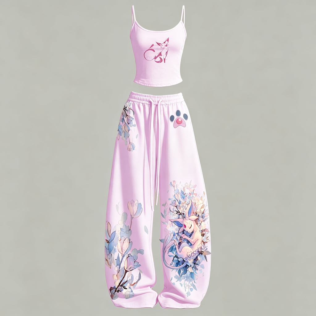 Pokémon Top & Elasticated Trousers Two-Piece Set