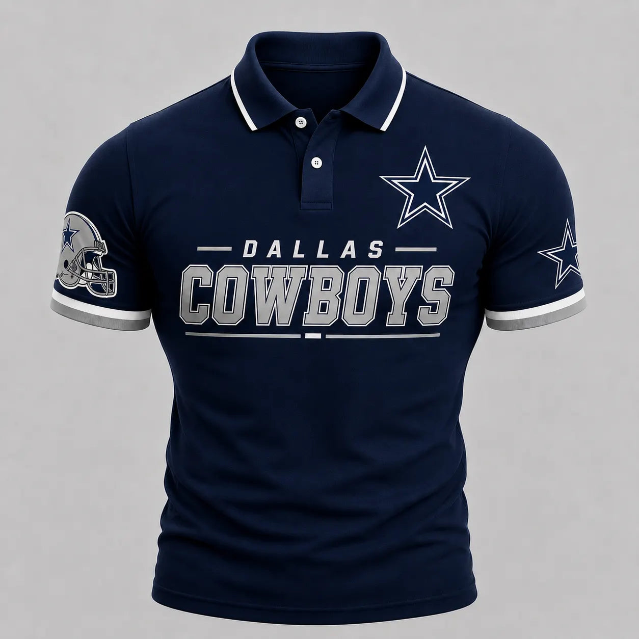 Dallas Cowboys Men's Polo Shirt Print