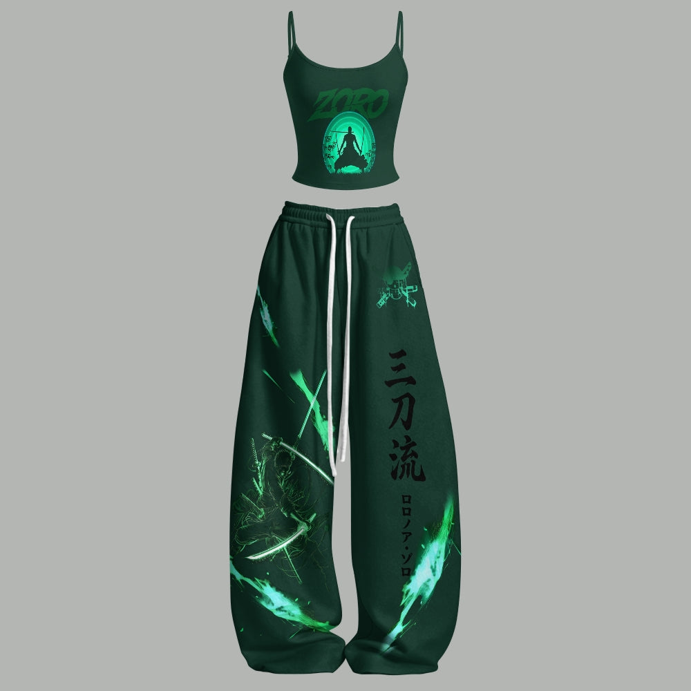 Top & Elasticated Trousers Two-Piece Set 2605009720