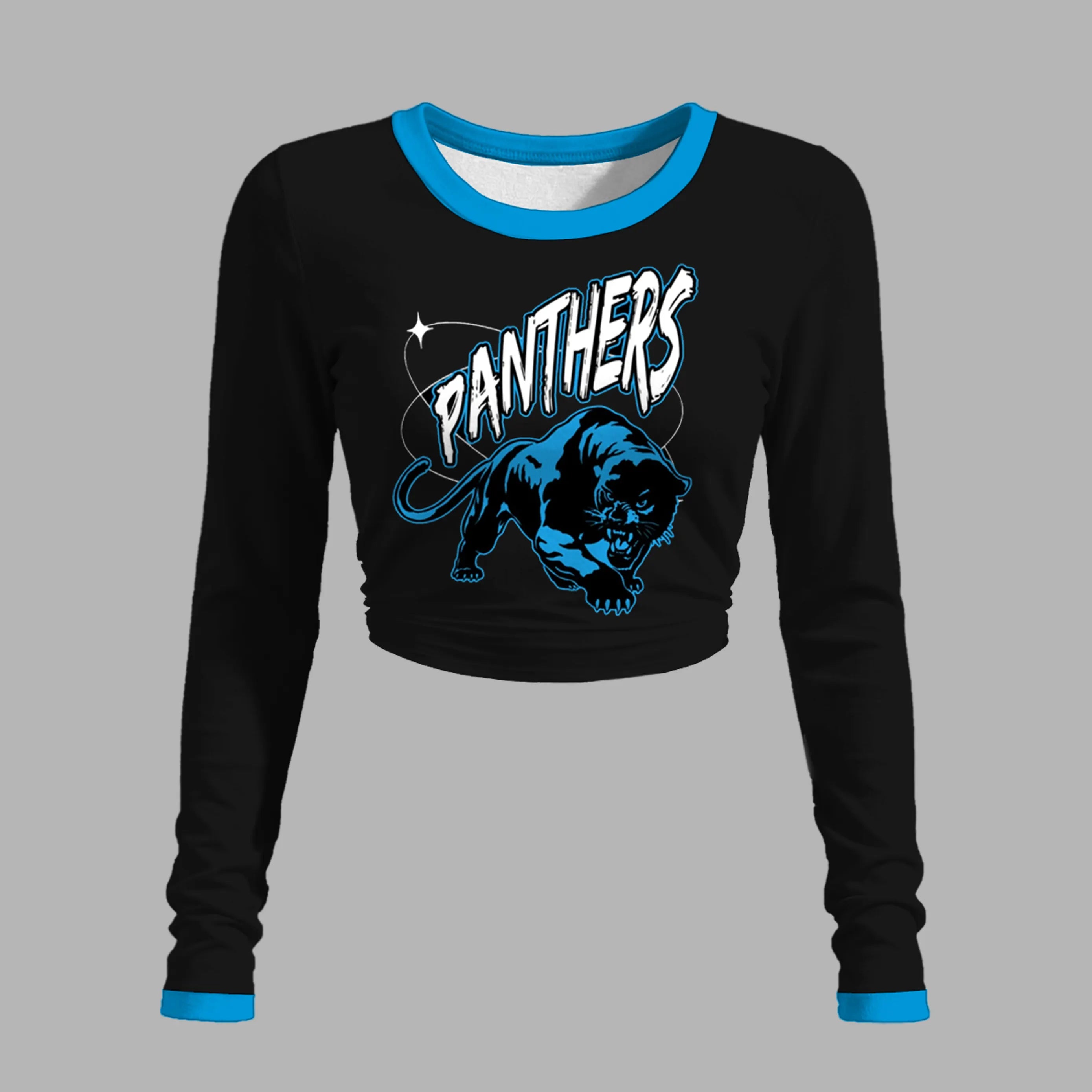 "Carolina Panthers" Long-sleeved double-layer stretch pants set Secondary image