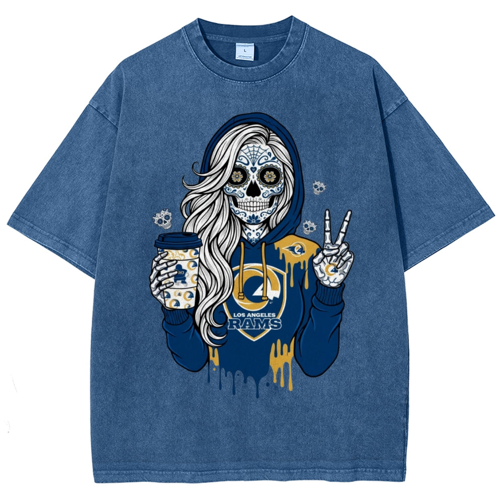 Unisex ¡°Los Angeles Rams¡±Vintage Washed Tee