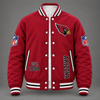 Unisex Arizona Cardinals Red Varsity Jacket