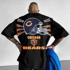 Chicago Bears Classic Helmet Printed T-Shirt