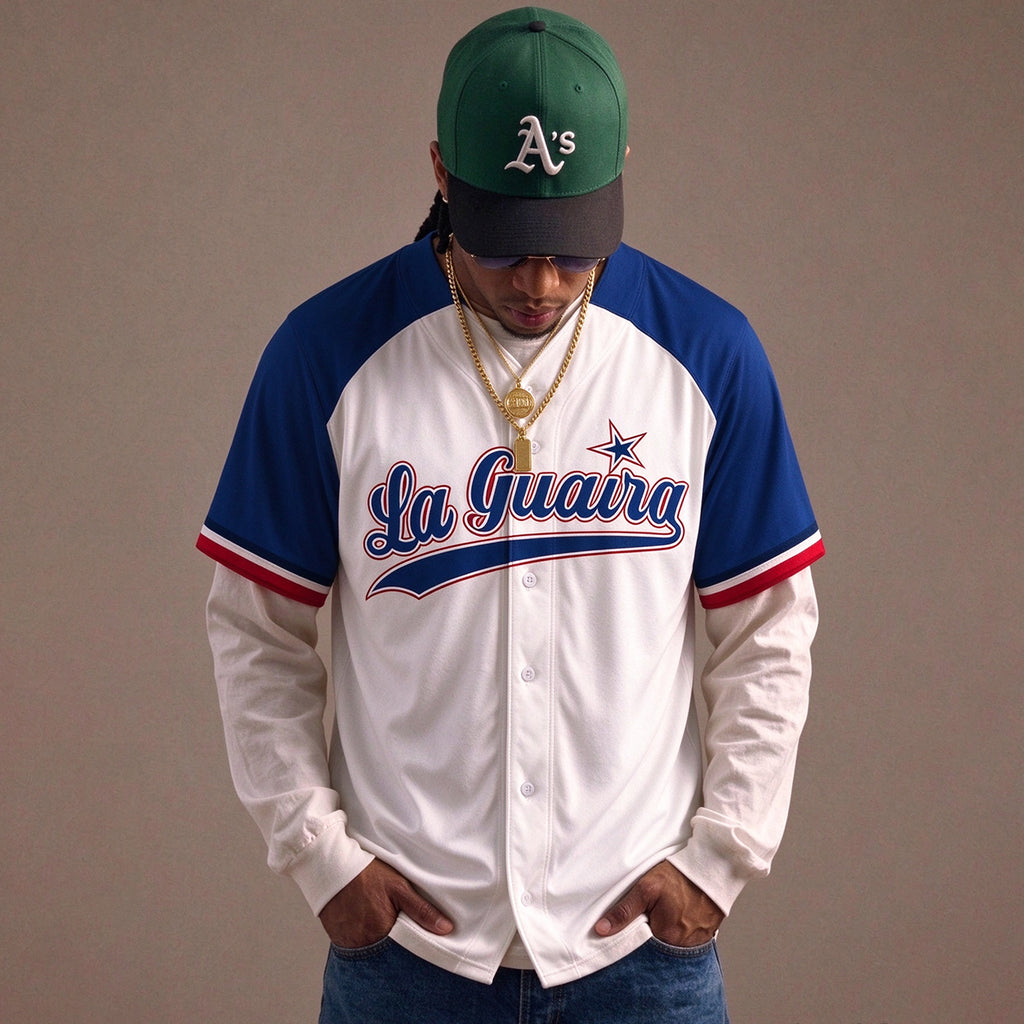 Men’s Tiburones de La Guaira Button Down Baseball Shirt