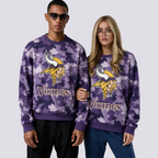 Minnesota Vikings Camo Graphic Crewneck Sweatshirt
