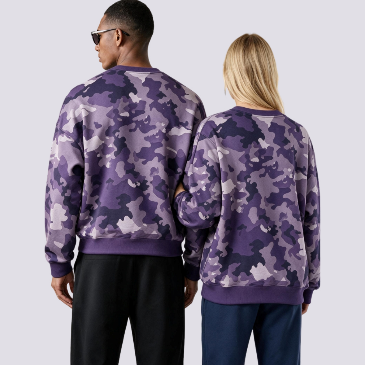 Minnesota Vikings Camo Graphic Crewneck Sweatshirt