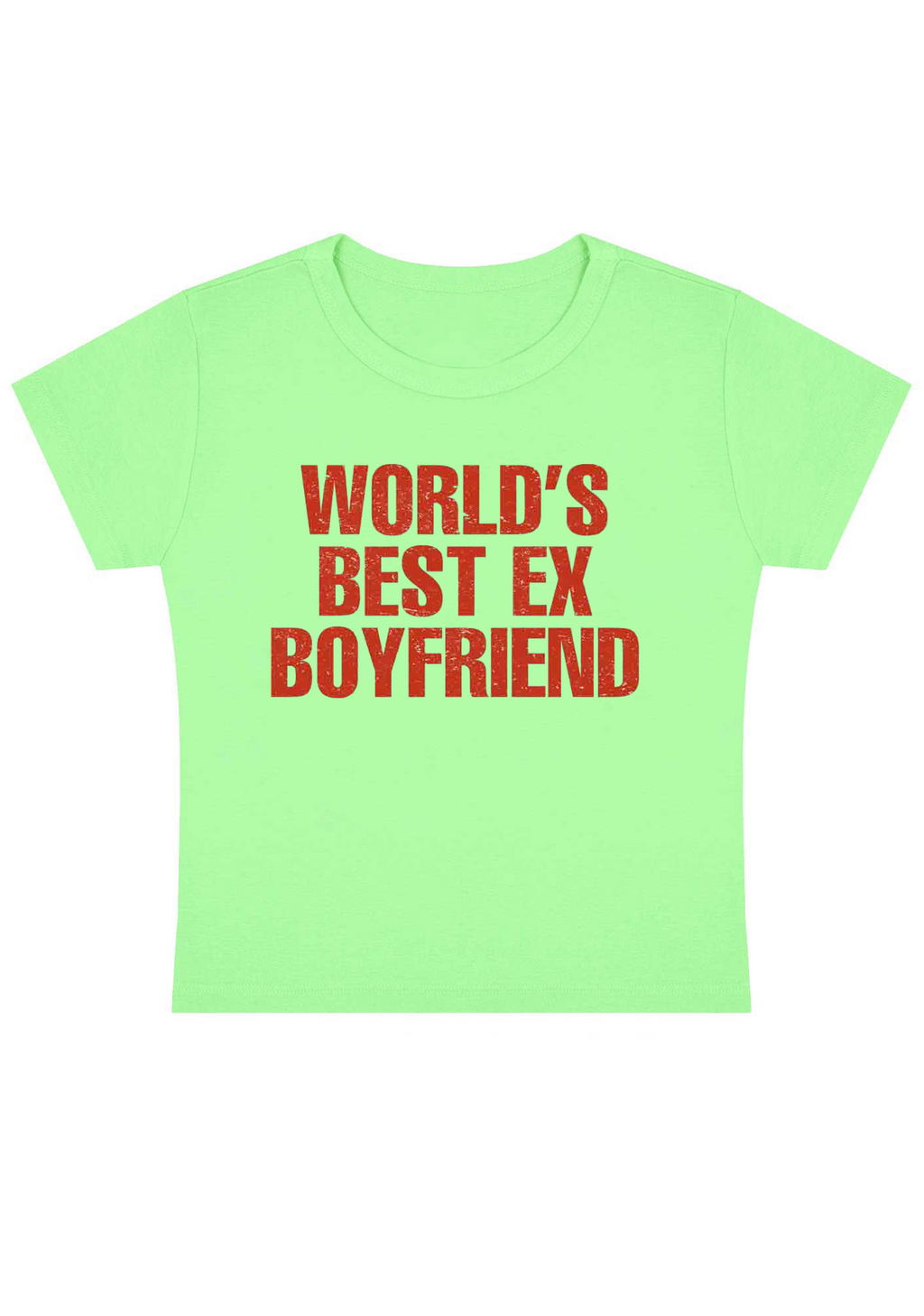World's Best Ex Boyfriend Y2k Baby Tee