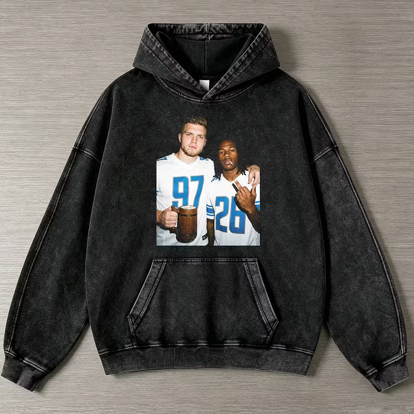 AH97 & JB26 Lions Football TEE/Hoodie