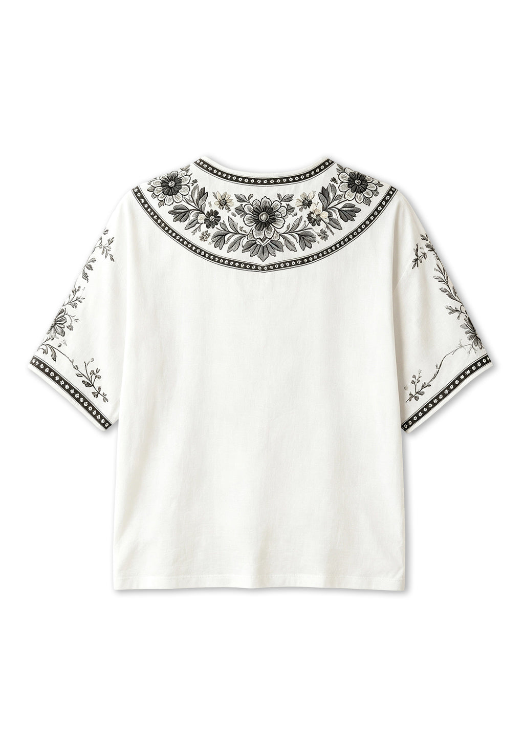Boho Floral Las Vegas Raiders V-Neck Blouse