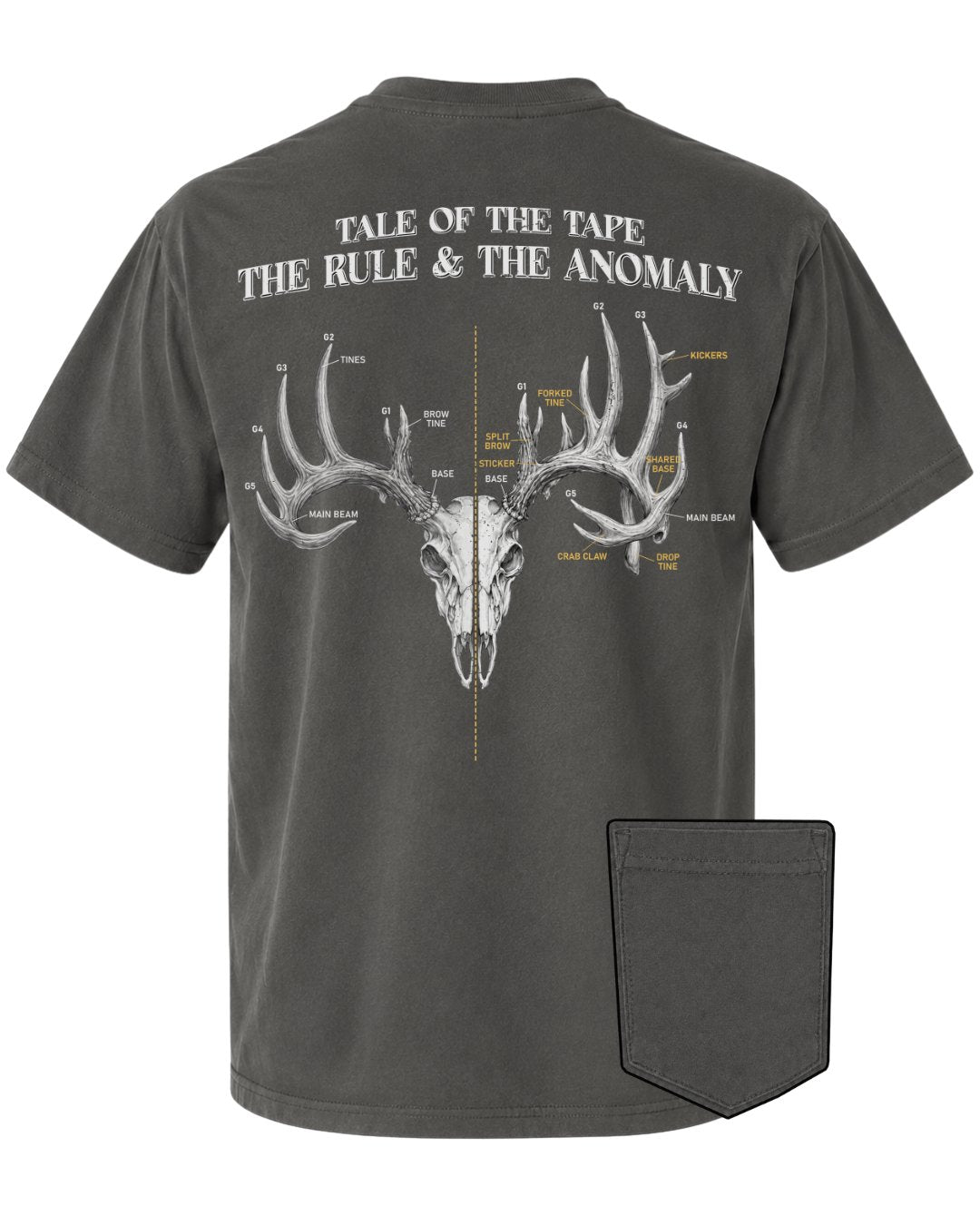Tale Of The Tape Deer Antler POCKET Tee Main image