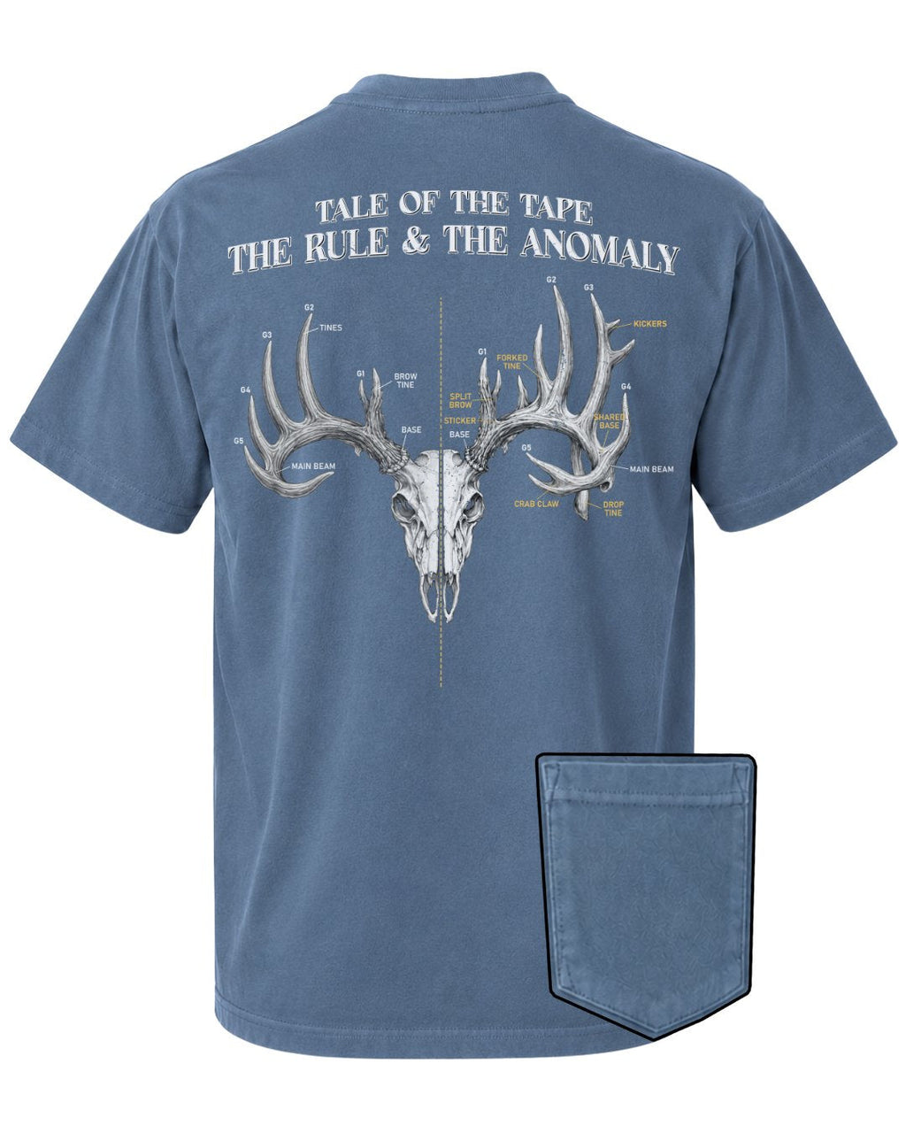 Tale Of The Tape Deer Antler POCKET Tee