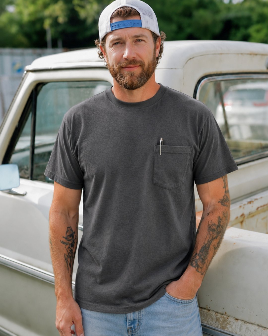 Tale Of The Tape Deer Antler POCKET Tee