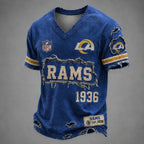 LAR x NFL LUXURY V-Neck T-Shirt 3005 DatND DVT