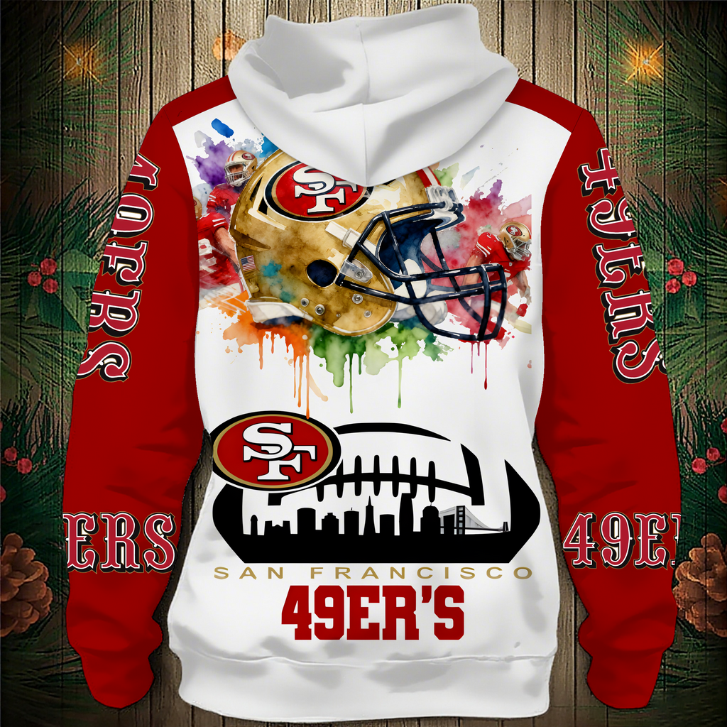 San Francisco 49ers 2026 New 3D Graphic Hoodie