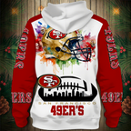 San Francisco 49ers 2026 New 3D Graphic Hoodie