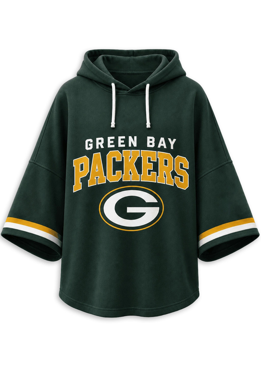 Women’s Green Bay Packers 3/4 Dolman Sleeve Hoodie
