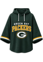 Women’s Green Bay Packers 3/4 Dolman Sleeve Hoodie