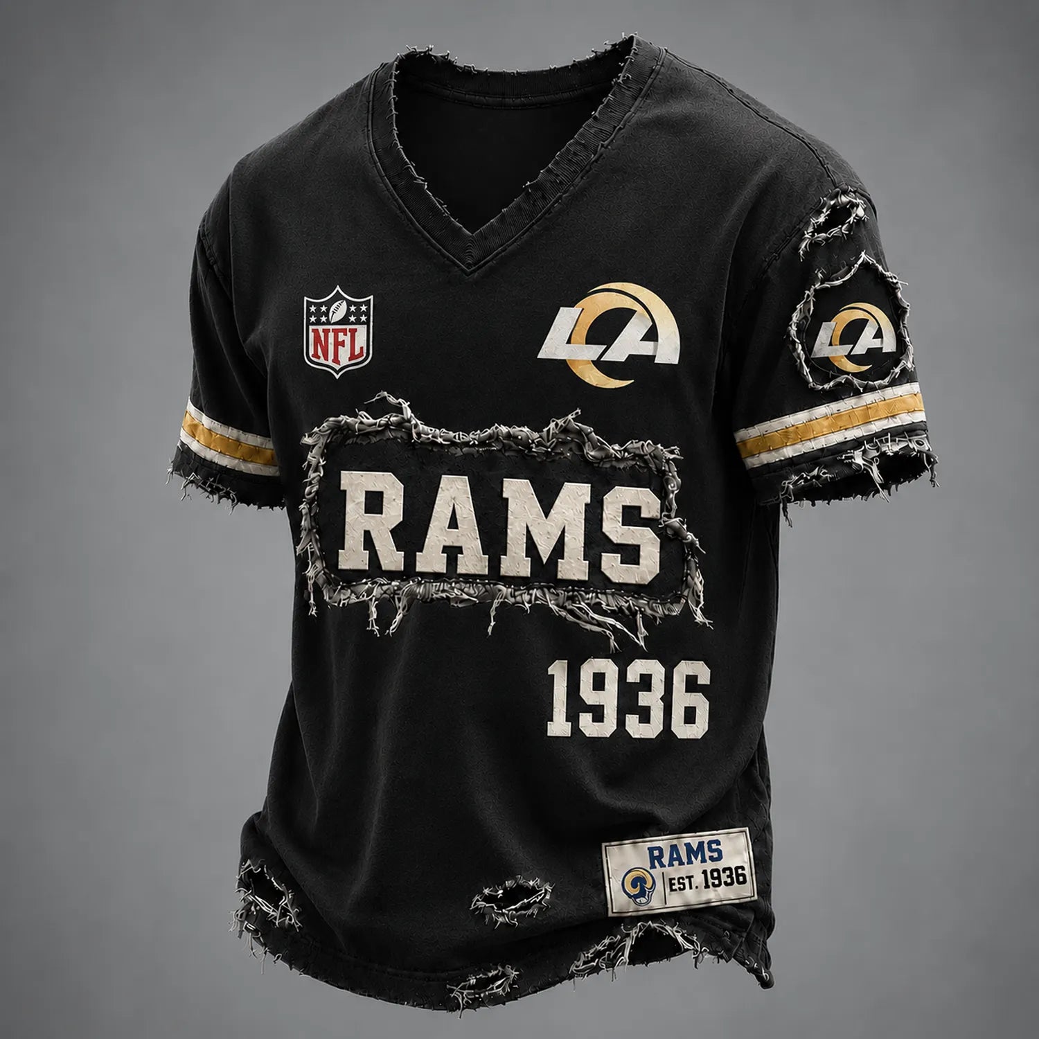 LAR x NFL LUXURY V-Neck T-Shirt 3005 DatND DVT Secondary image