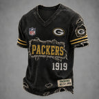GB x NFL LUXURY V-Neck T-Shirt 3005 DatND DVT