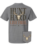 Hunt Hard Live Free POCKET Tee