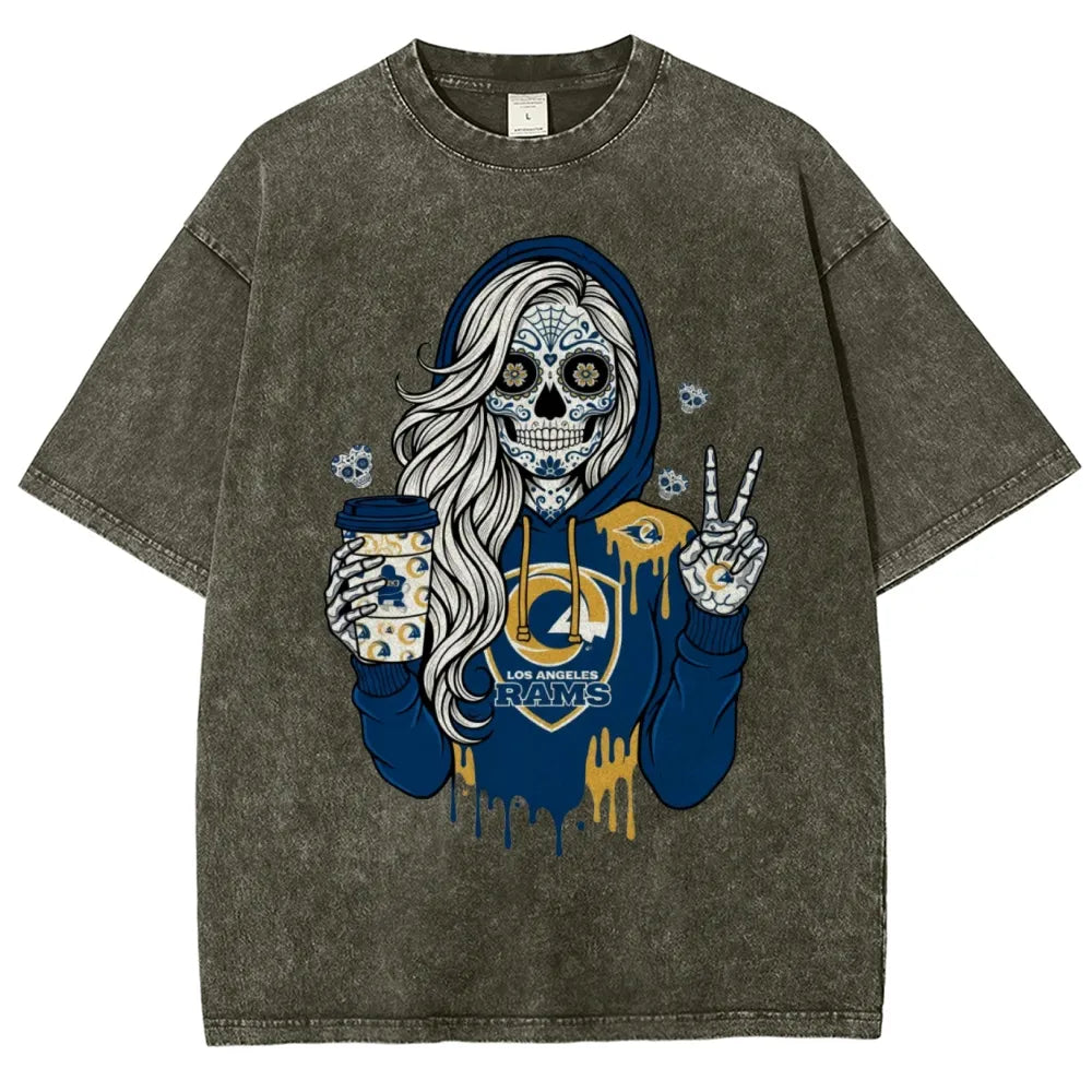 Unisex ¡°Los Angeles Rams¡±Vintage Washed Tee