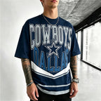 Dallas Cowboys Retro Star Logo Printed T-Shirt