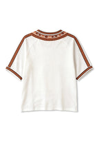 Boho Cleveland Browns Helmet City V-Neck Blouse