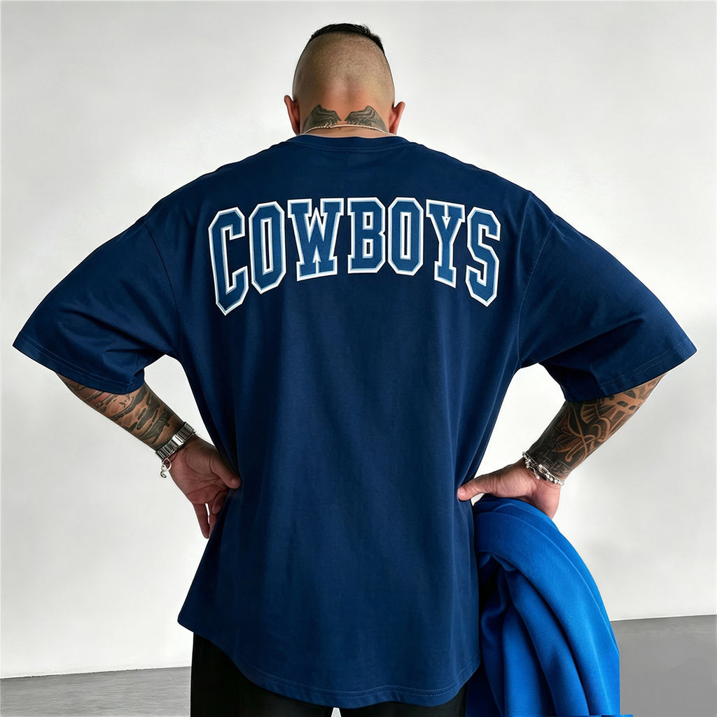 Dallas Cowboys Retro Star Logo Printed T-Shirt