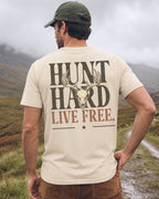 Hunt Hard Live Free POCKET Tee