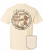 No Haste, Just Diligence POCKET Tee