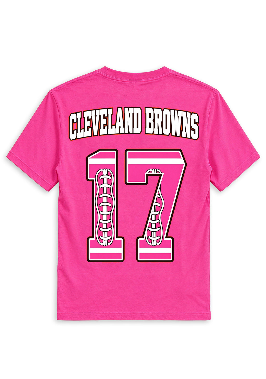 Cleveland Browns Pink Out Tackle Breast Cancer Awareness V-Neck T-Shirt