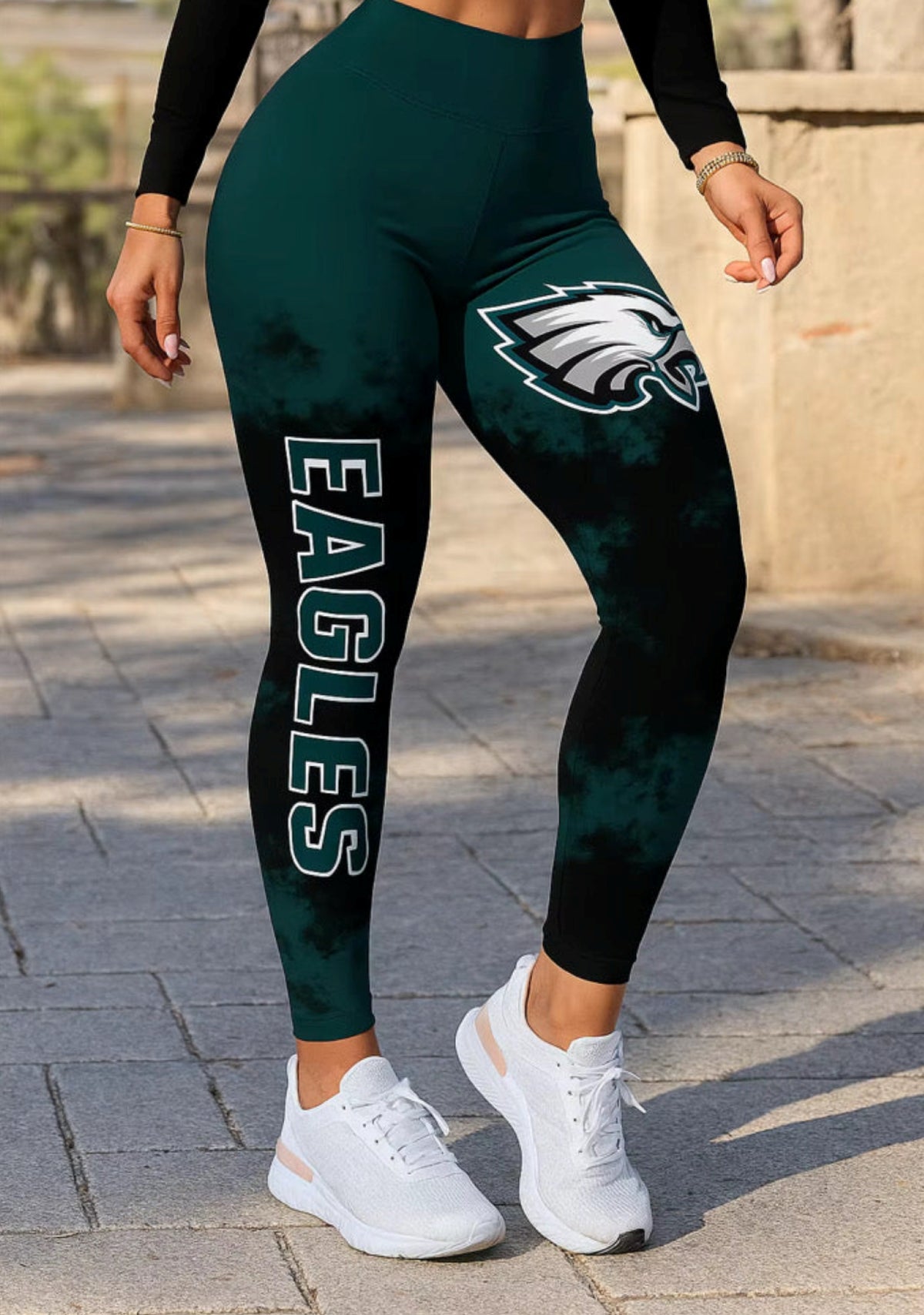 Philadelphia Eagles Game Day Workout Leggings For Lady