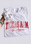 Women's Texas A&M Aggies Polka Dot Game Day Crewneck Sweatshirt
