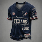 HOU x NFL LUXURY V-Neck T-Shirt 3005 DatND DVT