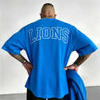 Detroit Lions Retro Printed T-Shirt