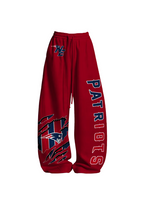 New England Patriots Star Print Tops & Elasticated Trousers Two-Piece Set