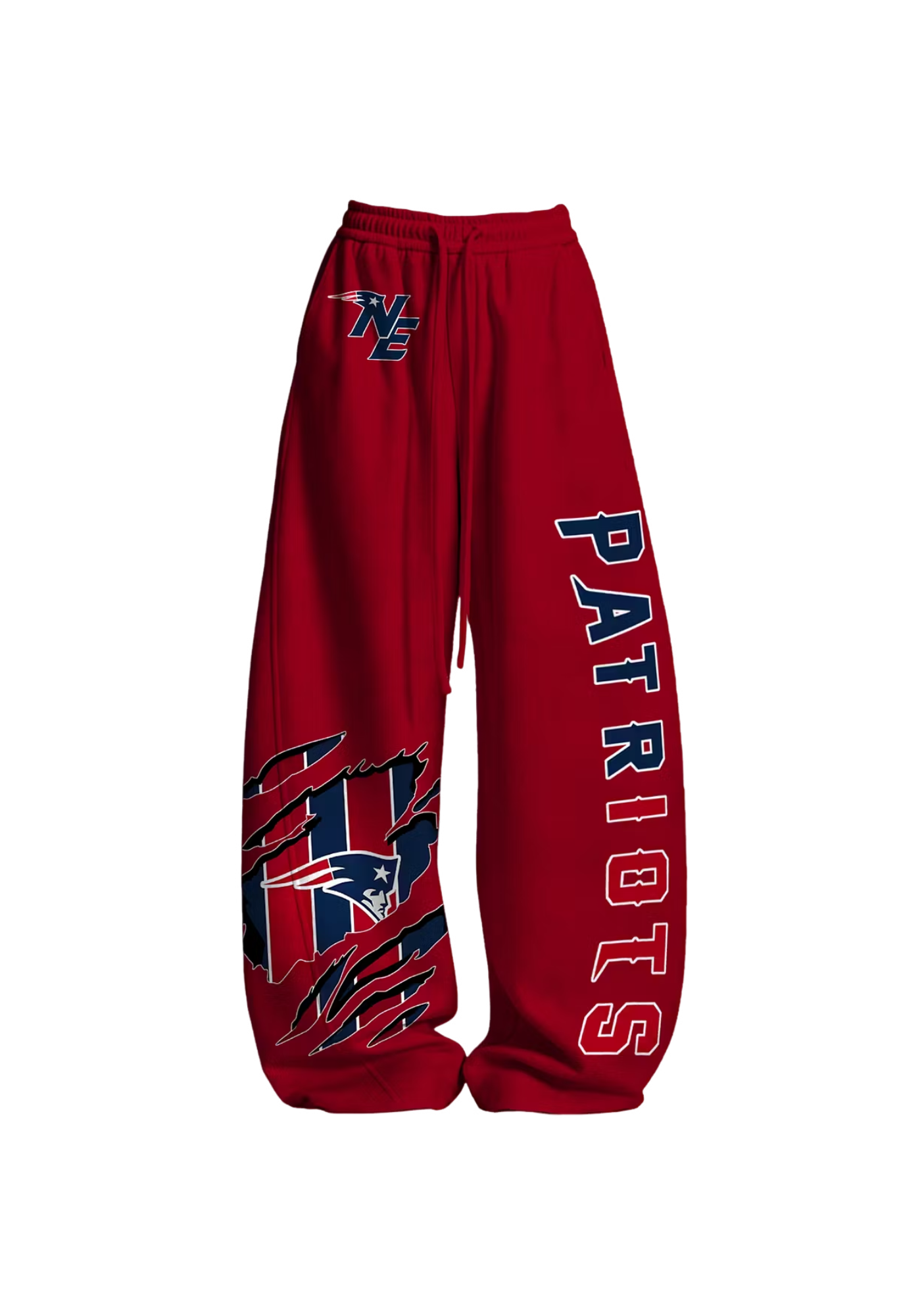 New England Patriots Star Print Tops & Elasticated Trousers Two-Piece Set