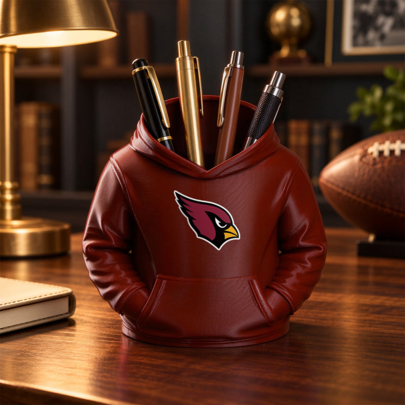 3D Printed Football Hoodie Pen Holder | Team Desk Organizer