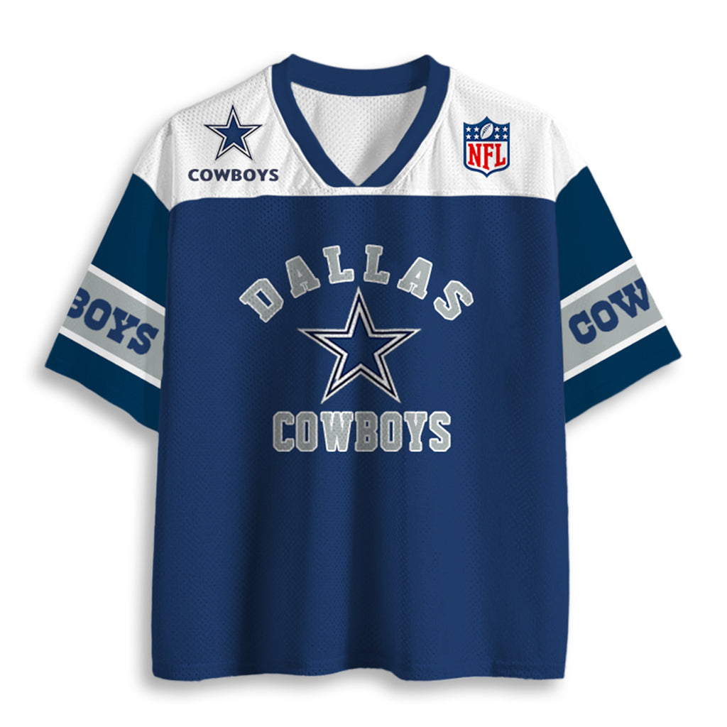 Dallas Cowboys Star & Helmet Graphic Jersey Shirts