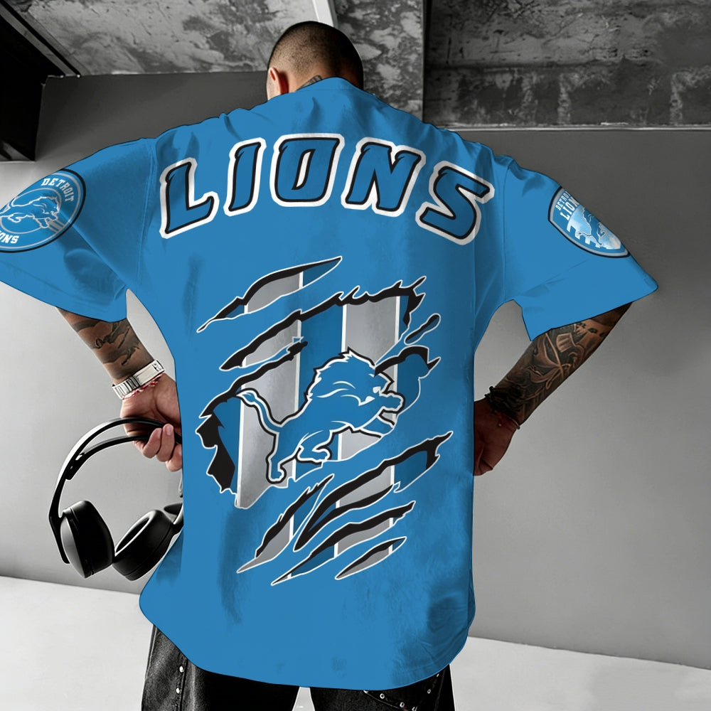Unisex "Detroit Lions"  Inspired Trendy T-shirt