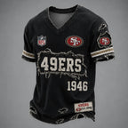 SF x NFL LUXURY V-Neck T-Shirt 3005 DatND DVT