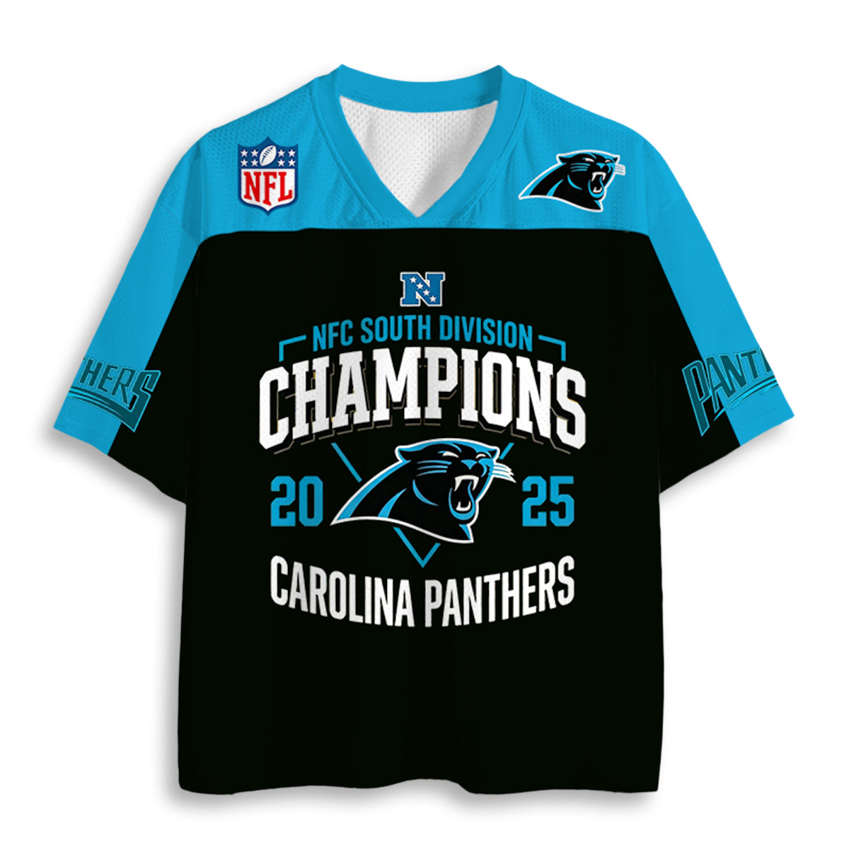 Carolina Panthers NFC South Division Champions Graphic Jersey Shirts Secondary image
