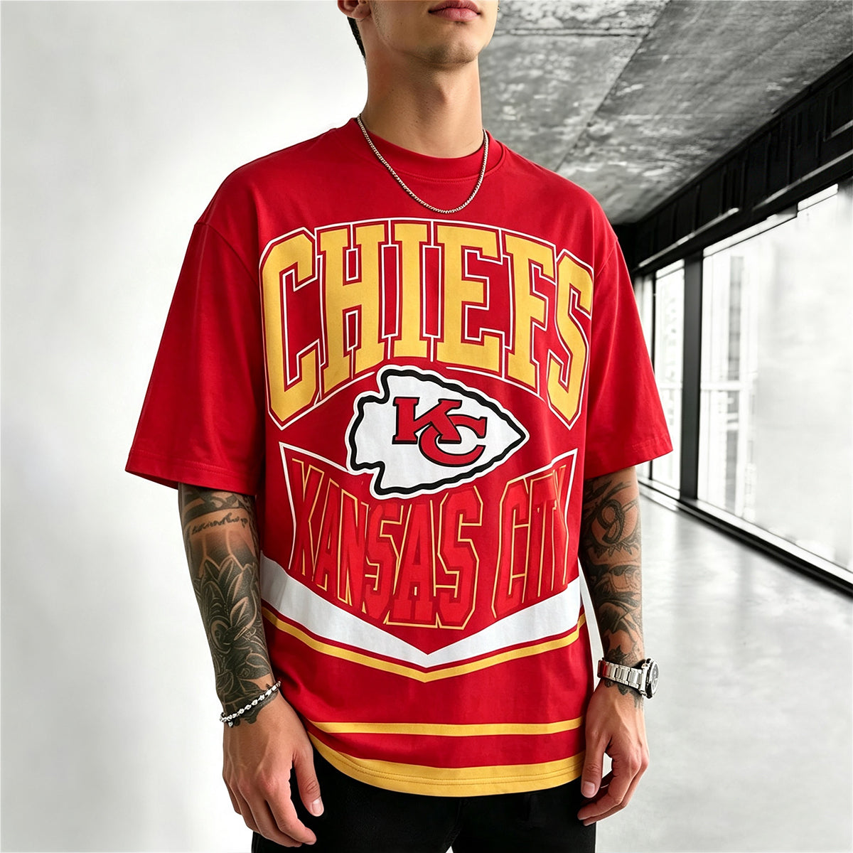 Kansas City Chiefs Big Block Letter Printed T-Shirt Main image