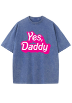 Yes Daddy Y2K Washed Tee