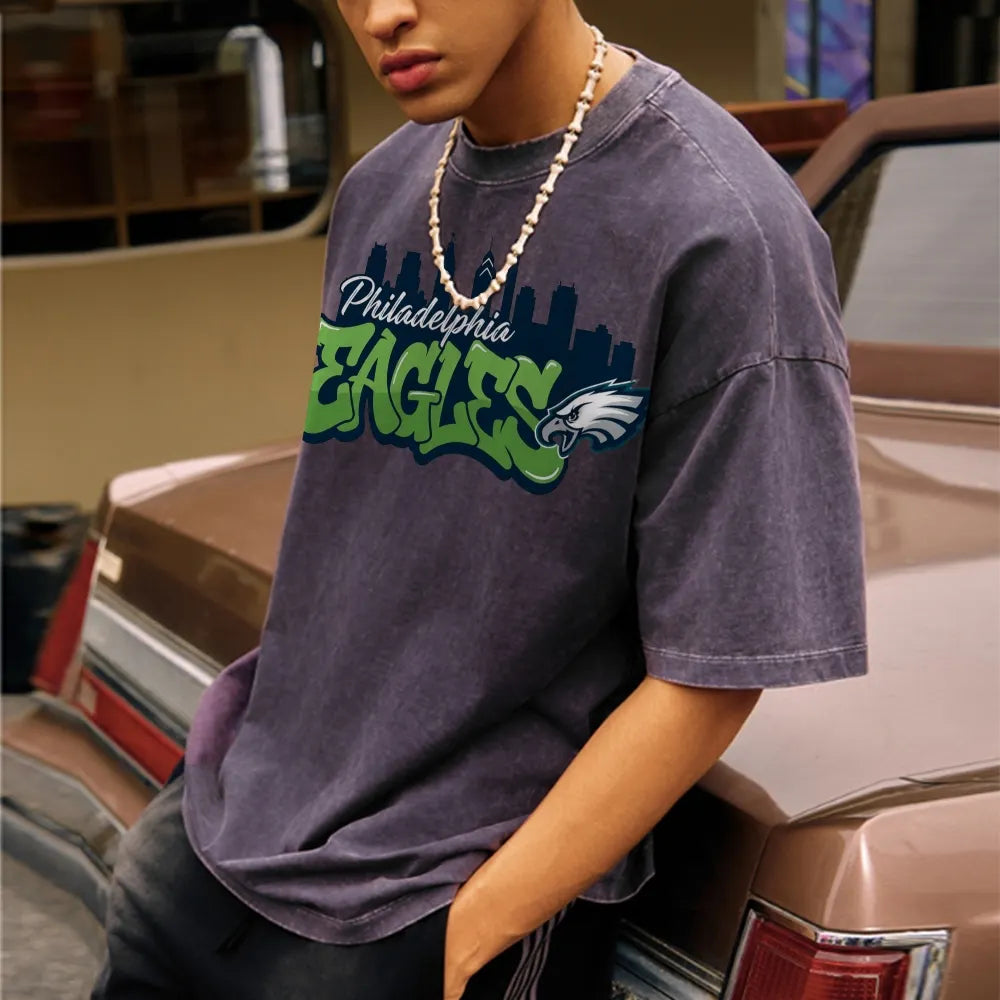 Philadelphia Eagles Unisex Vintage Washed T-shirt