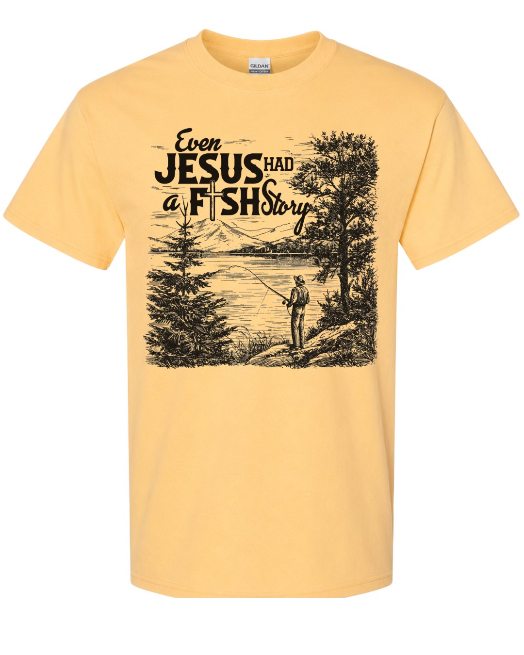 "Jesus Fish Story" T-shirt Main image